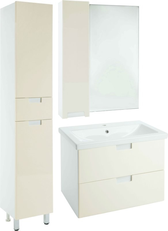 Зеркало Bellezza Пегас L 60 бежевое
