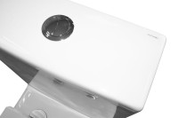 Унитаз-моноблок Azario Scala 360х690х790 безободковый, слив "Торнадо", с быстросъемным сиденьем микролифт (AZ-8101)