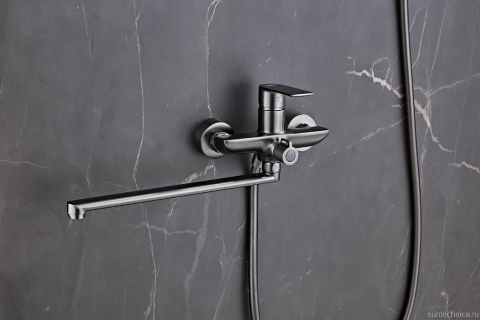 Смеситель с длинным изливом для ванны Haiba HB22505-3