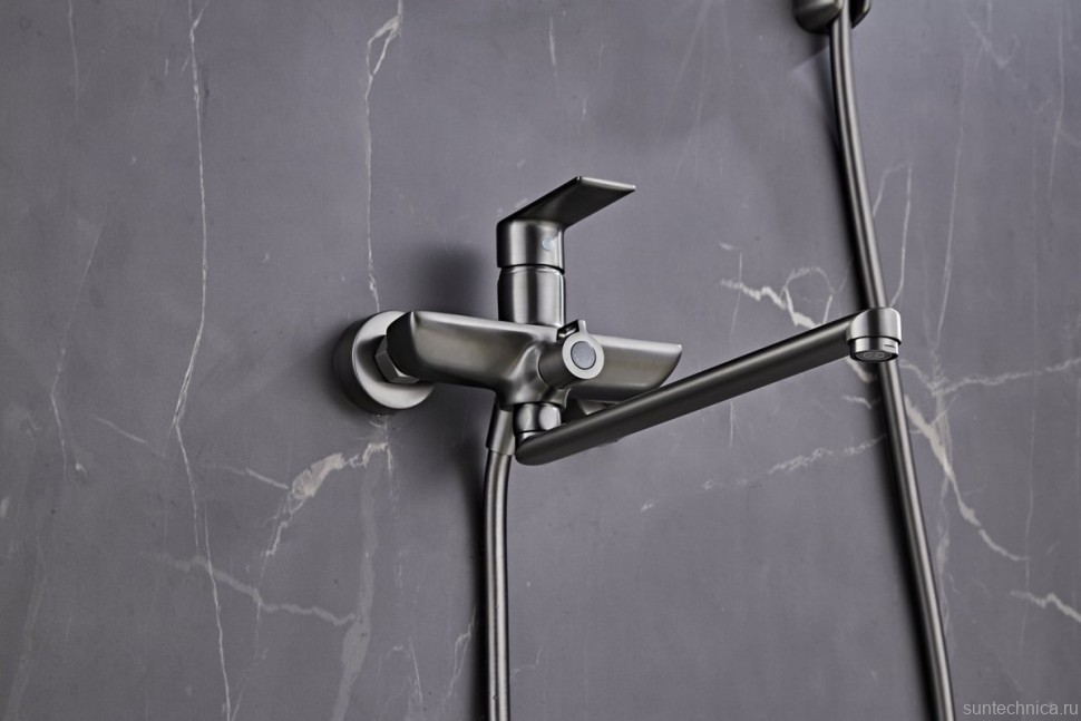 Смеситель с длинным изливом для ванны Haiba HB22505-3