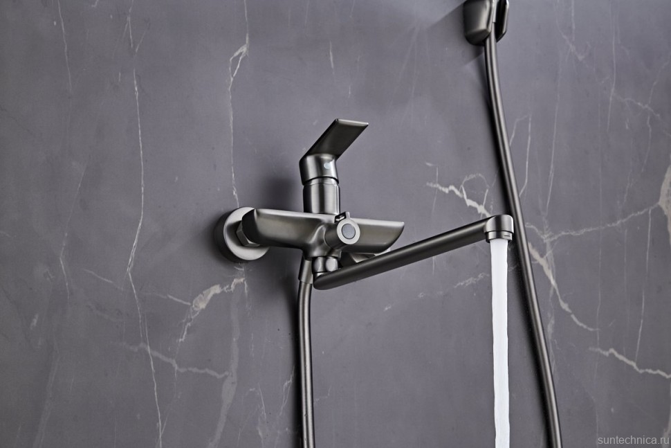 Смеситель с длинным изливом для ванны Haiba HB22505-3