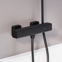 Термостатический смеситель Damixa Gala 536000300 для душа, черный