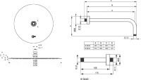 Душевой комплект Ideal Standard Ceraflex BC447AA С ВНУТРЕННЕЙ ЧАСТЬЮ