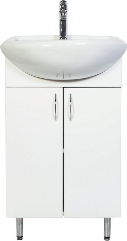 Тумба с раковиной Orange Samara 45 белый глянец