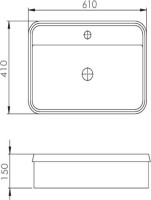 Тумба с раковиной STWORKI Luna 100 black matt