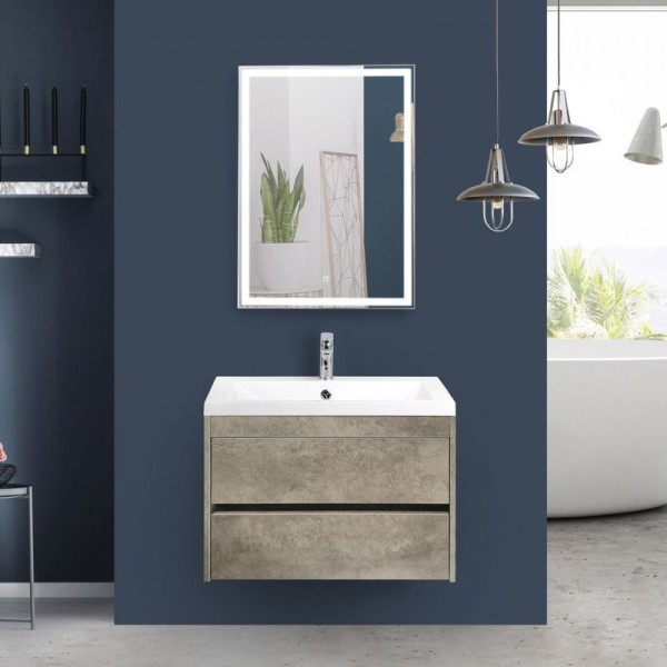 Мебель для ванной комнаты Art&Max Family 60, подвесная, Cemento Veneto