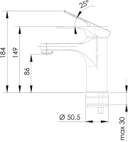 Смеситель для раковины Remer Class Line L12