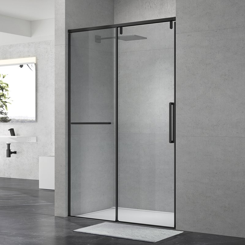 Душевая дверь в нишу Terminus Альба 1DS140х220B 140х220, черная