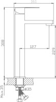 Смеситель для раковины Haiba HB803 HB11803