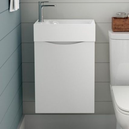 Тумба под раковину Art&Max Liberty R, 40, подвесная, Bianco Lucido