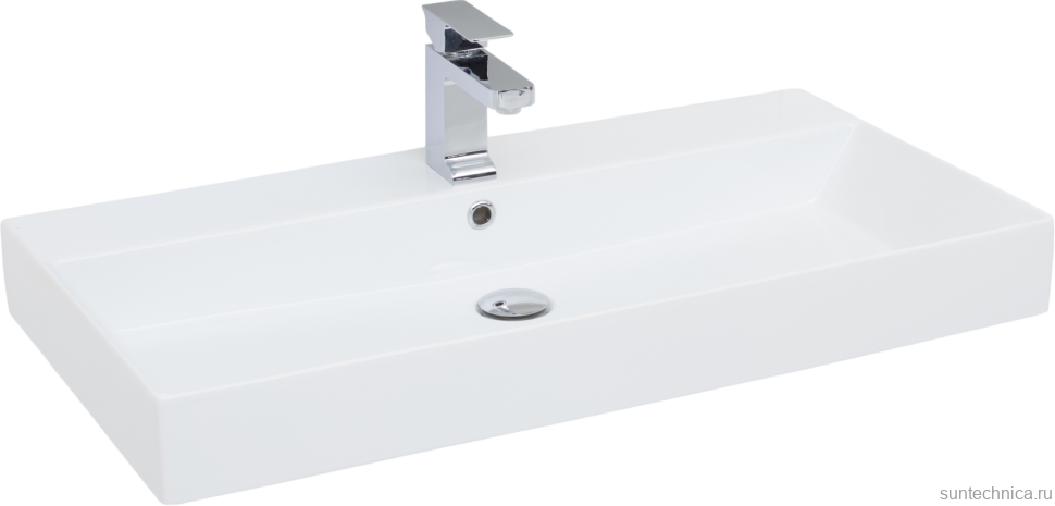 Мебель для ванной комнаты Aquanet Nova Lite 85 напольная, дуб рустикальный, 3 ящика