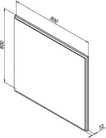 Мебель для ванной комнаты Aquanet Nova Lite 85 напольная, дуб рустикальный, 3 ящика