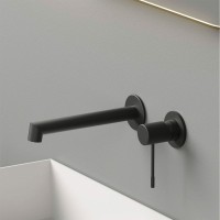 Смеситель для раковины Vincea Desire VBFW-1D1MB С ВНУТРЕННЕЙ ЧАСТЬЮ, черный матовый