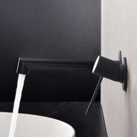 Смеситель для раковины Vincea Desire VBFW-1D1MB С ВНУТРЕННЕЙ ЧАСТЬЮ, черный матовый
