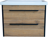 Тумба с раковиной Bellezza Бруно 70 табакко