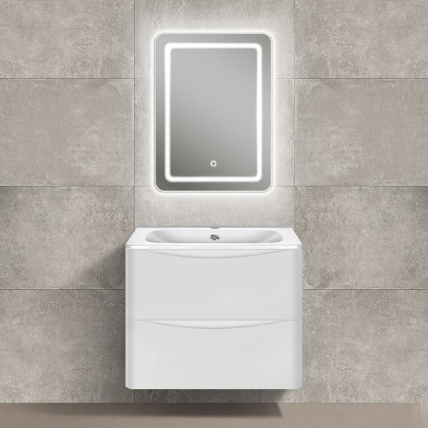 Мебель для ванной комнаты Vincea Paola 60 белая глянцевая