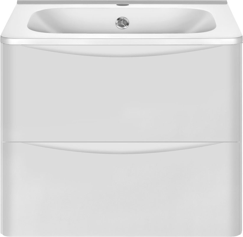 Мебель для ванной комнаты Vincea Paola 60 белая глянцевая