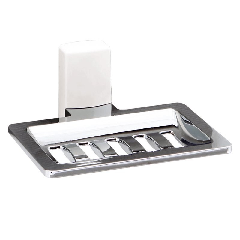 Набор Стакан Wasserkraft Leine White K-5028WHITE + Мыльница K-5069WHITE