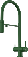 Смеситель для кухни Omoikiri Kanto RG royal green, с гибким изливом