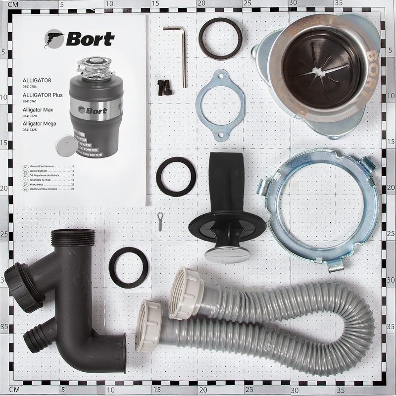 Комплект Мойка Blanco Metra 45S Compact 519573 темная скала + Измельчитель Bort Alligator Mega