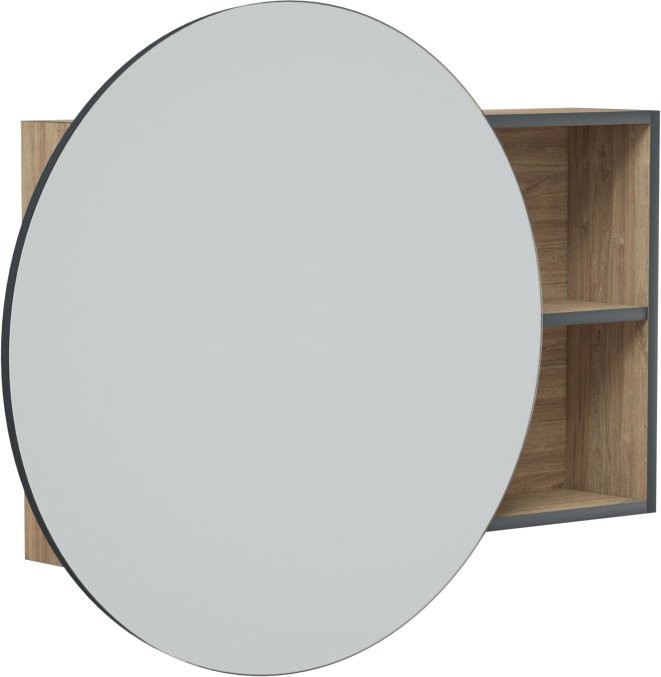 Зеркало-шкаф Corozo Форест 99 дуб канзас коричневый