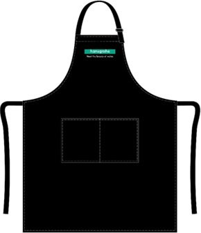 Комплект Смеситель Hansgrohe Metris M71 14780800, сталь + Фартук, черный