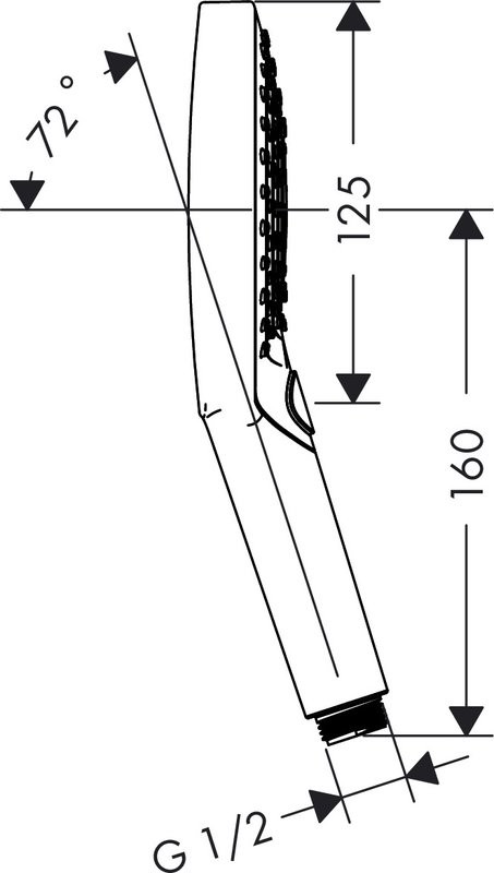 Душевой комплект Hansgrohe Raindance Select E 300 (3 jet) 26468400 + 26530400 + 28272000 + 15356400