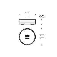 Мыльница Colombo Design Mini B5240.HPS1-VAN нержавеющая сталь Мыльница Colombo Design Mini B5240.HPS1-VAN нержавеющая сталь