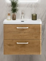 Мебель для ванной комнаты BelBagno Due 50 ручки белые, rovere nature