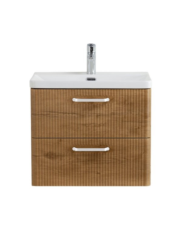 Мебель для ванной комнаты BelBagno Due 50 ручки белые, rovere nature