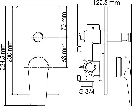 Душевой комплект Wasserkraft А55201