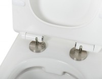 Комплект Унитаз подвесной Cezares Stylus + Крышка BelBagno BB2034SC с микролифтом + Инсталляция Geberit Duofix UP 320 111.300.00.5 + Кнопка Sigma 01 115.770.11.5 белая + Крепления 111.815.00.1 к стене + Звукоизоляция