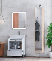 Тумба с раковиной Vigo Grani 60 напольная, 2 дверцы, 1 ящик, белая