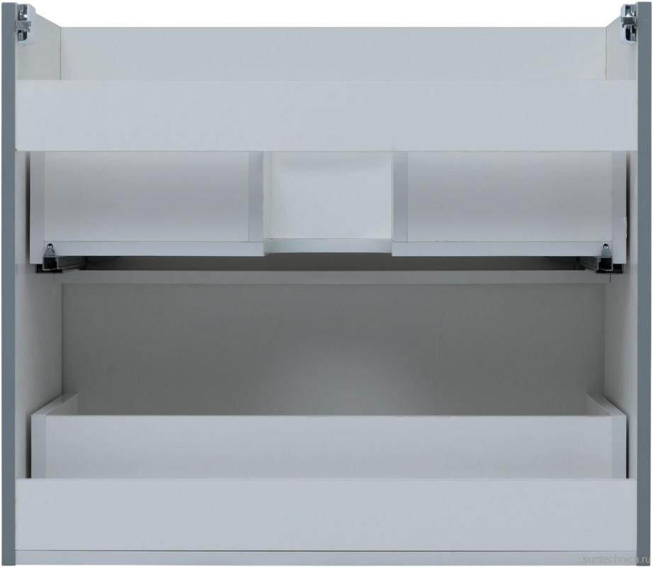 Тумба под раковину без столешницы Aquanet Арт 75 подвесная, мисти грин