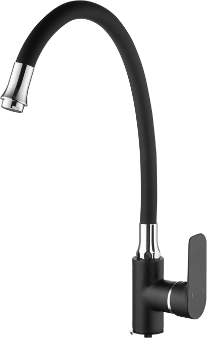 Смеситель для кухни Fashun A4082-7 черный, хром