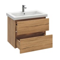 Мебель для ванной комнаты SanStar Lavanti 50 дуб вотан, раковина Como 50