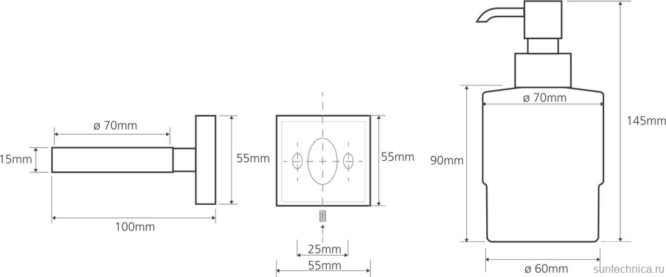 Набор Стакан Bemeta Beta 132110012 + Дозатор 132109102