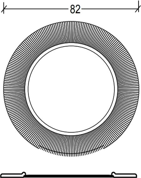 Зеркало круглое Armadi Art NeoArt Shine золото, с подсветкой