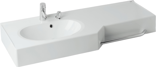 Мебельная раковина AQUATON Отель 127 L с навесами и диспенсером