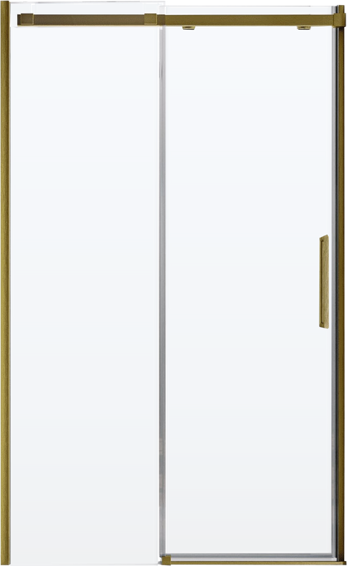 Душевая дверь в нишу Veconi Vianno VN70G-130-01-C4 130 см, профиль брашированное золото