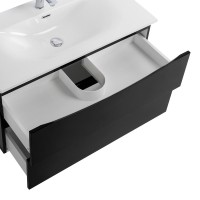 Тумба под раковину BelBagno Marino-cer-n 90 подвесная, nero lucido