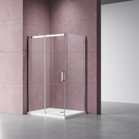 Душевой уголок Vincea Dice VSR-4D9014CL 140х90 см, профиль хром