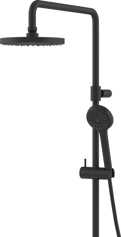 Душевая стойка Kludi Logo Dual Shower System 6808239-00 с термостатом, черная матовая