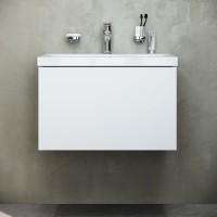 Тумба с раковиной AM.PM Gem 60 белый глянец, с 1 ящиком