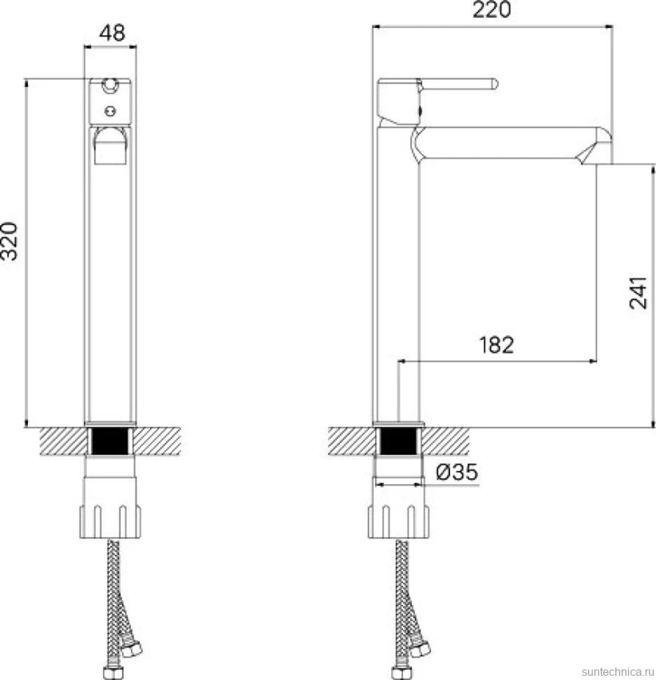 Смеситель для раковины IDDIS AIGSB01i01 хром