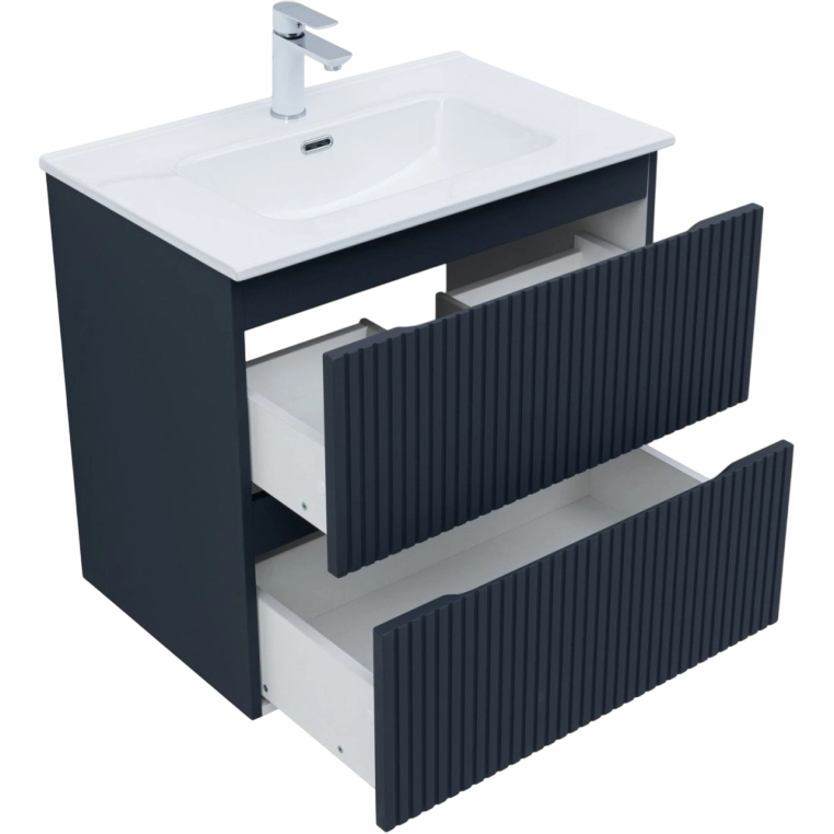 Тумба под раковину без столешницы Aquanet Джейн (Flat) 70 подвесная, маренго