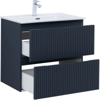 Тумба под раковину без столешницы Aquanet Джейн (Flat) 70 подвесная, маренго