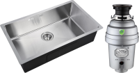 Комплект Мойка Zorg Inox R 7444 + Измельчитель Inox D