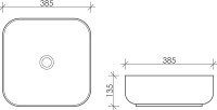 Накладная раковина Ceramicanova Element CN6012