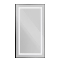 Зеркало BelBagno Kraft 50x90 с подсветкой, черное